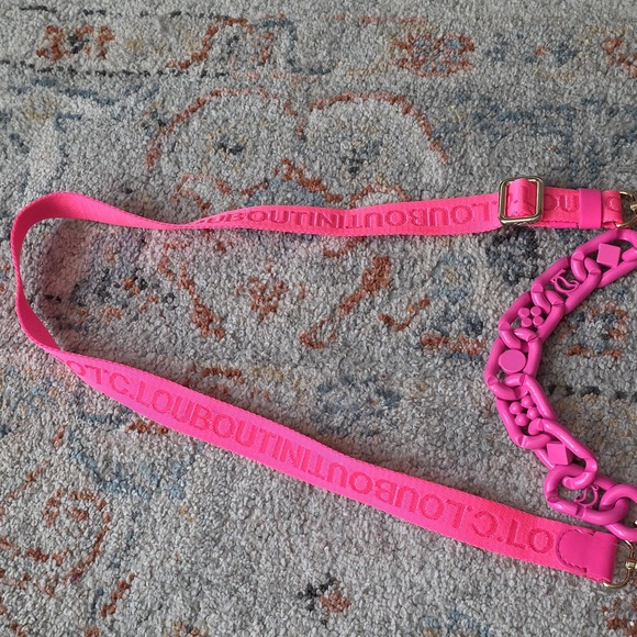 NWT Christian Louboutin Vibrant  Loubila Chain Crossbody Bag! - Picture 11 of 17